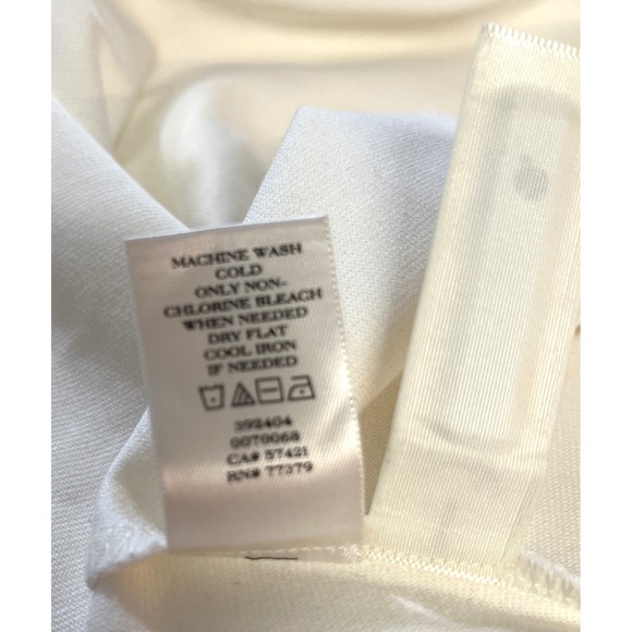 Ann Taylor Cream Short Sleeve Career Casual Blouse Top Women's XL NWT - Picture 6 of 6